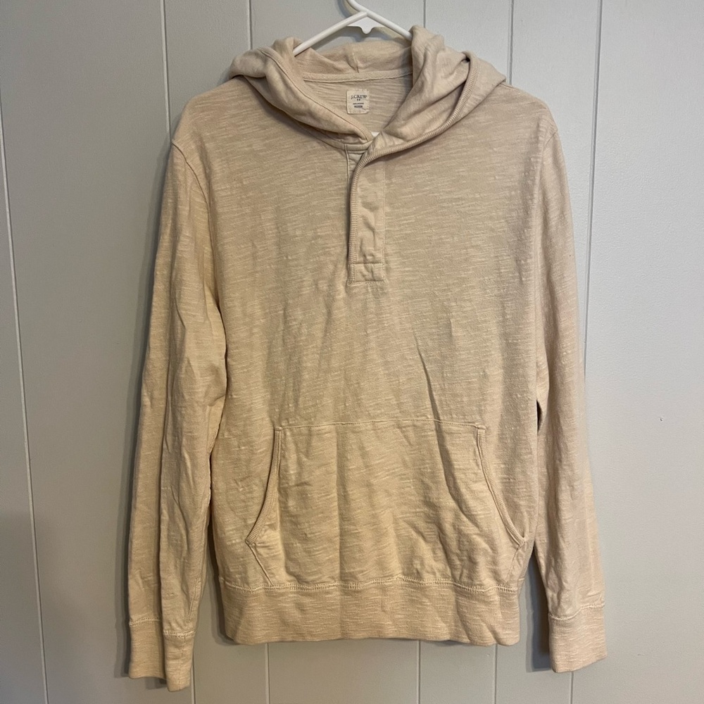 J.Crew three button lightweight hoodie‎ size M
